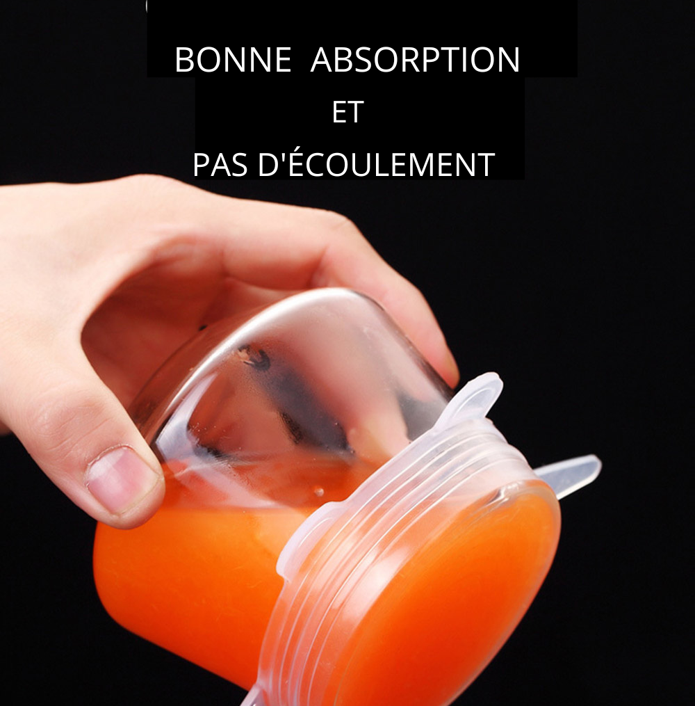 COUVERCLE SILICONE|FreshFood™6Pcs