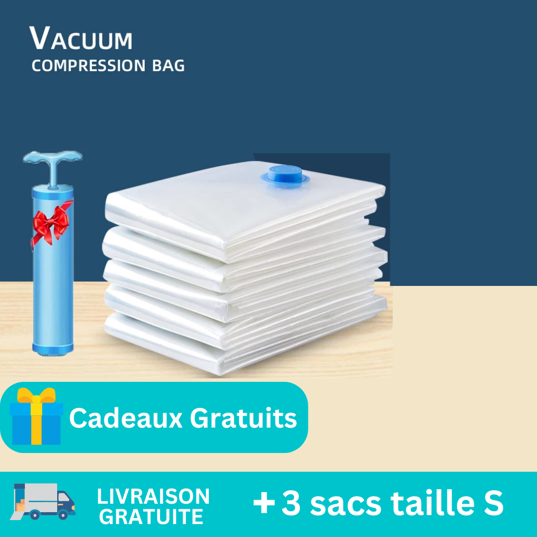 Grands sacs de rangement sous vide pour matelas et vêtements Grands sacs de rangement sous vide pour matelas et vêtements