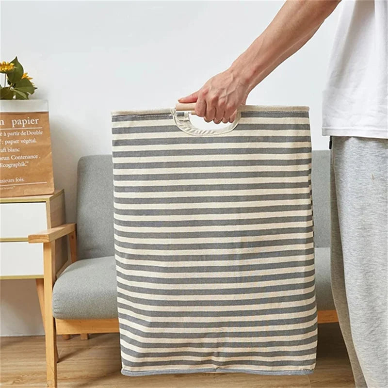 Panier-Raye-Pliable