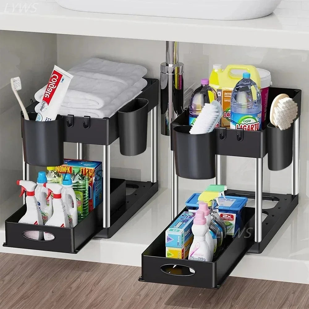 Rangement-Sous-Evier-Coulissant-Multi-usage