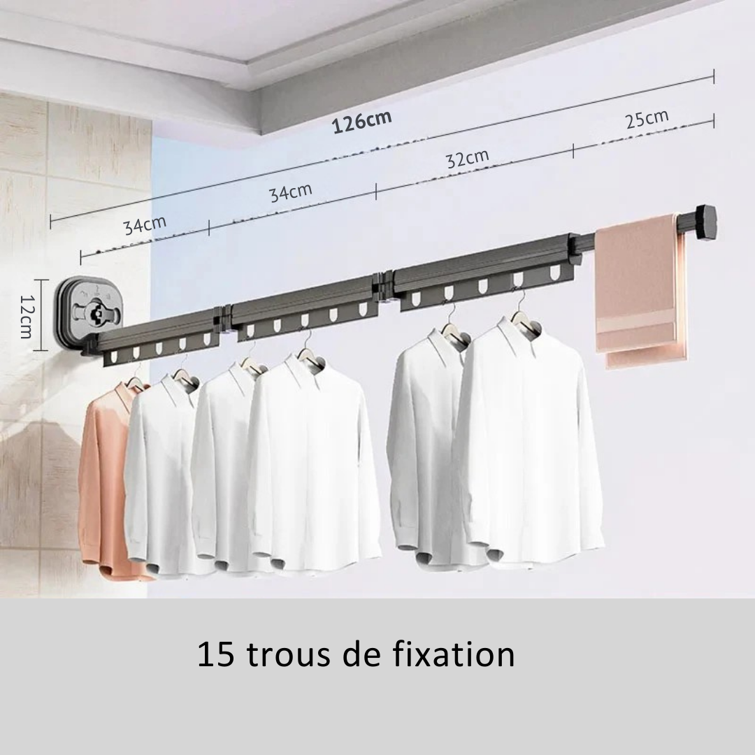 SECHOIR-A-LINGE-PLIABLE