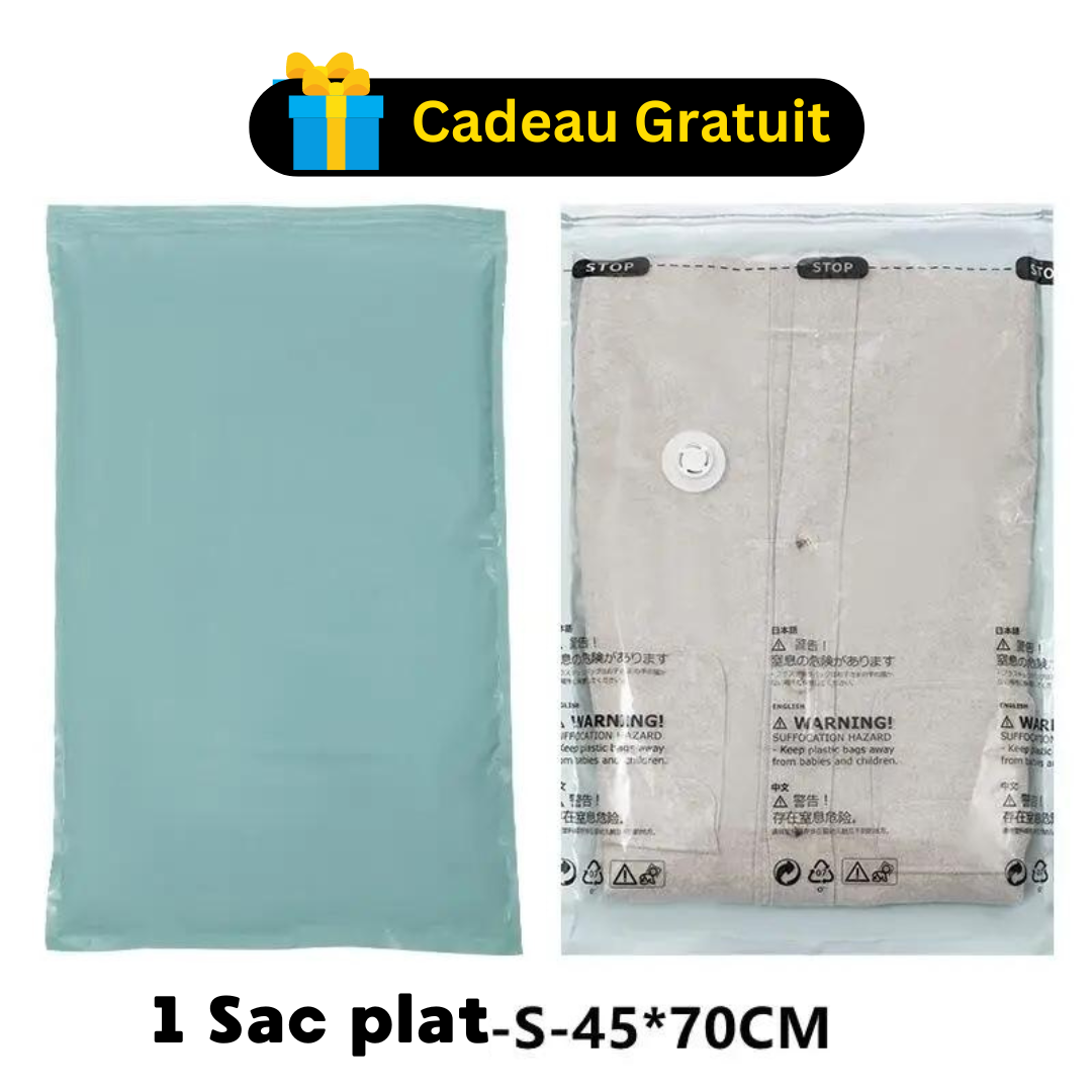 Sacs de rangement cubiques sous vide