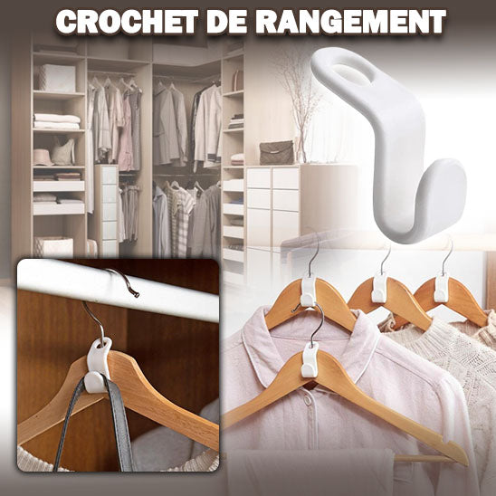 Crochet de Connexion de Cintre pour la Penderie