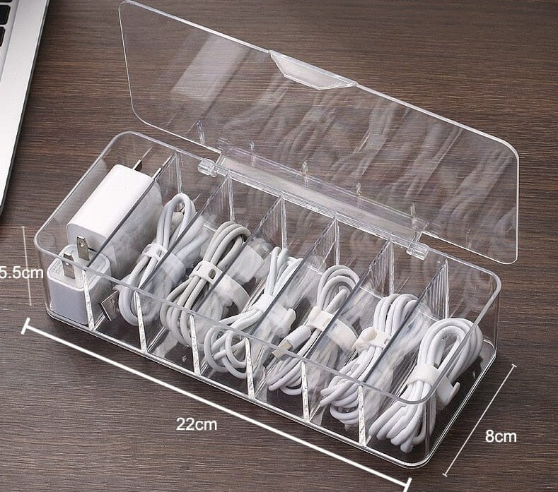 MyCableBox™ - Boite de rangement pour câbles