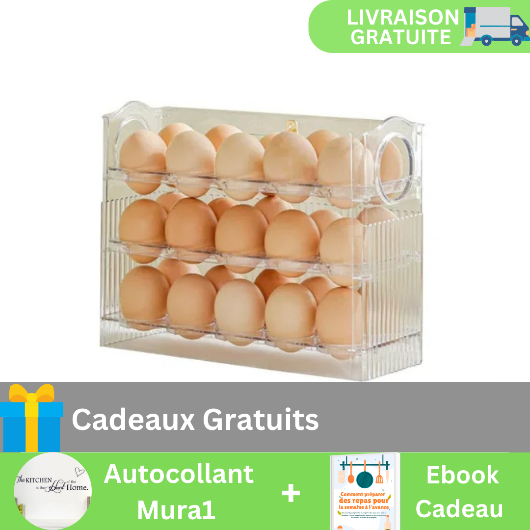 Organisateur frigo pour oeufs